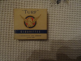 ETUI VIDE DE 20 CIGARETTES - TURF - CARRERAS LTD - LONDON - Sigarettenkokers (leeg)