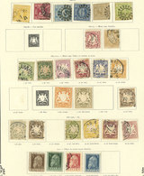 GERMANY: GERMAN STATES: Old Collection On Album Pages, Used Or Mint Stamps, Fine General Quality, Good Opportunity! IMPO - Sammlungen