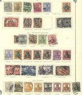 GERMANY: Old Collection On Album Pages, Used Or Mint Stamps, Fine General Quality, Good Opportunity! IMPORTANT: Please V - Collezioni