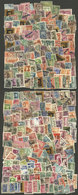GERMANY - SARRE: Envelope With Interesting Lot Of SEVERAL HUNDREDS Stamps Of Varied Periods, Used Or Mint (they Can Be W - Otros & Sin Clasificación
