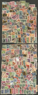 GERMANY - SARRE: Envelope With Interesting Lot Of SEVERAL HUNDREDS Stamps Of Varied Periods, Used Or Mint (they Can Be W - Other & Unclassified