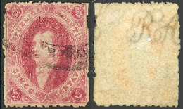 ARGENTINA: GJ.28c, 5th Printing, INVERTED WATERMARK Variety (reversed), Used, Excellent Quality, Very Rare! - Sonstige & Ohne Zuordnung