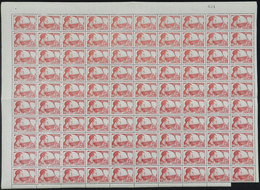 ARGENTINA: GJ.4, Cinderella Of 10c. Mermoz, COMPLETE SHEET Of 100 Examples, As The Day It Was Printed, From A Recent Fin - Autres & Non Classés