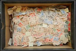 ARGENTINA: Box With About 23,000 Used DEPARTMENT Stamps, Almost All Of Very Fine To Excellent Quality. Huge Lot Perfect  - Sonstige & Ohne Zuordnung