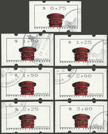 ARGENTINA: GJ.14/20, 1999 Cmpl. Set Of 7 Used Values, Very Fine Quality, Rare! - Other & Unclassified