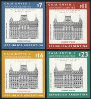 ARGENTINA: GJ.5/8, 1999 Complete Set Of 4 MNH Values, Excellent Quality, Catalog Value US$180. - Vignettes D'affranchissement (Frama)