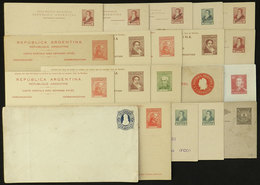 ARGENTINA: About 20 Varied Postal Stationeries, Unused And In General Of Very Fine Quality, Some Are Double Postal Cards - Other & Unclassified