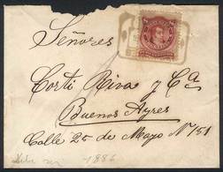 ARGENTINA: Cover Franked By GJ.54B, With A Rectangular Datestamp Possibly Of ARRECIFES (barely Legible, The Ink Was Very - Préphilatélie