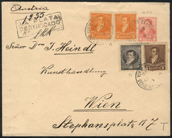 ARGENTINA: 5c. Stationery Cover Uprated With 23c. (total Postage 28c., INCLUDING GJ.170: 16c. Perforation 12, Small Sun  - Préphilatélie