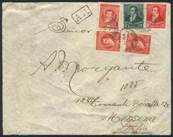 ARGENTINA: Registered Cover Franked By GJ.176 + 178 + 179 X3, Sent With AR From B.Aires To Italy On 11/JUN/1897, VF! - Préphilatélie