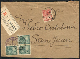 ARGENTINA: Front Of Registered Cover Sent From Buenos Aires To San Juan On 24/JUN/1900 With Rare Postage Rate Of 33c. (G - Voorfilatelie