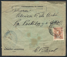 ARGENTINA: SOLDIERS MAIL Envelope Of The Argentine Army, Sent From Gualeguaychú To Buenos Aires On 23/AP/1945 With Offic - Prefilatelia