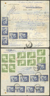ARGENTINA: Receipt For Payment For The Reply Paid Service Between The Years 1971 And 1974, With Spectacular Postage Of 1 - Voorfilatelie