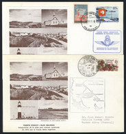 ARGENTINA: 15/NO/1972 C.Rivadavia - Port Stanley (Falkland I./Malvinas)- C.Rivadavia, LADE Special Flight Commemorating  - Préphilatélie