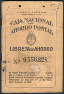 ARGENTINA: Postal Savings Book With 67 Varied Revenue Stamps, Excellent Quality! - Autres & Non Classés