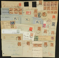 ARGENTINA: Interesting Lot Of 27 Covers, Postal Stationeries, Cards, Etc., Most Used, There Are Some Scarce Cancels. The - Otros & Sin Clasificación