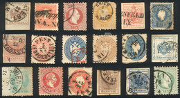 AUSTRIA: Interesting Lot Of Old Stamps, Most Of Fine Quality, Low Start! - Otros & Sin Clasificación