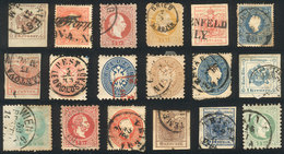 AUSTRIA: Interesting Lot Of Old Stamps, Most Of Fine Quality, Low Start! - Other & Unclassified