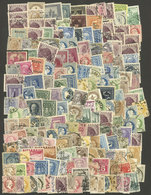 AUSTRIA: Envelope With Lot Of Many Old Stamps, Very Interesting For The Specialist, Fine To VF General Quality, Good Opp - Andere & Zonder Classificatie
