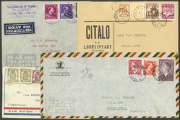 BELGIUM: 4 Covers Sent To Argentina Between 1947 And 1963, Nice Postages, VF General Quality! - Otros & Sin Clasificación