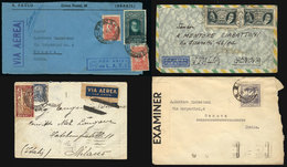 BRAZIL: More Than 30 Covers (a Couple Are Fronts Of Covers) Posted In Different Periods, Most To Italy. There Are Some G - Tarjetas – Máxima