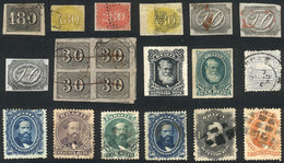 BRAZIL: Interesting Lot Of Old Stamps, Almost All Of Fine To VF Quality, High Retail Value, Good Opportunity! - Otros & Sin Clasificación