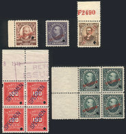 BRAZIL: SPECIMENS: Lot Of Stamps With SPECIMEN Overprint And Punch Hole, MNH, Excellent Quality! - Andere & Zonder Classificatie