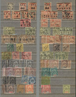 FRENCH COLONIES: Old Stock Of A Stamp Dealer In Large Stockbook, Full Of Good Stamps And Sets Of Varied Countries And Pe - Altri & Non Classificati