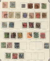 DENMARK: Old Collection On Album Pages, Used Or Mint Stamps, Fine General Quality, Good Opportunity! IMPORTANT: Please V - Sammlungen