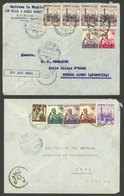 EGYPT: 2 Airmail Covers Sent To Argentina In 1950s, Very Nice! - Covers & Documents