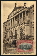 SPAIN: MADRID: National Library And Museum Of Modern Art, Maximum Card Of 1/DE/1916, VF Quality - Other & Unclassified