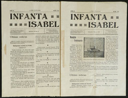 SPAIN: 2 Periodicals Of The Ship INFANTA ISABEL En Route To Europe (4 And 6 March 1916, Issue 100 And 101), The First On - Unclassified