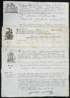 SPAIN: 3 Bills Of Lading Of The Year 1814, 1818 And 1830, Very Nice And Decorative! - Non Classificati