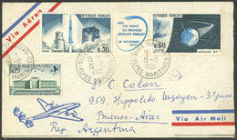 FRANCE: Airmail Cover Sent To Argentina On 15/DE/1965 With Very Nice Franking! - Autres & Non Classés