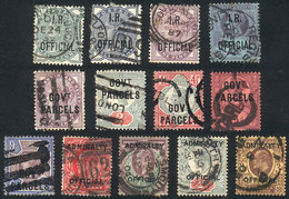 GREAT BRITAIN: Good Lot Of Old Used Stamps, All Different And In General Of Very Fine Quality. Scott Catalog Value Over  - Dienstzegels