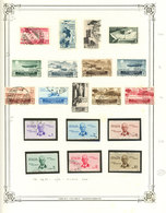 ITALY: Collection On Pages, Including The Issues Of The Years 1917 To 1964 (period Almost Complete), With Many High Valu - Non Classés