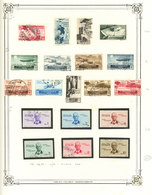 ITALY: Collection On Pages, Including The Issues Of The Years 1917 To 1964 (period Almost Complete), With Many High Valu - Non Classificati