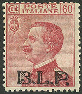 ITALY: Sc.B15, 1922 60c. Carmine, Mint Original Gum, Lightly Hinged, Very Fine Quality, Rare. With Guarantee Mark Of Fri - Sin Clasificación