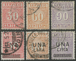 ITALY: Sassone 1/3 + 4/6, Used, VF Quality, The Sassone 6 Sold As Is Without Guarantee Of Being Genuinely Used, Good Opp - Other & Unclassified