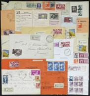 ITALY: 20 Covers Used Between 1945 And 1976 With Nice Frankings, Most Of Fine To VF Quality, Interesting! - Otros & Sin Clasificación