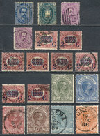 ITALY: Lot Of Old Stamps, Almost All Used (2 Are Mint No Gum), The General Quality Is Fine To Excellent, Scott Catalog V - Lotti E Collezioni