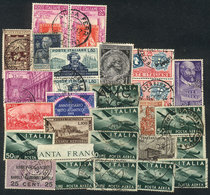 ITALY: Lot Of Used Stamps Of Fine To Excellent Quality, High Catalog Value, Good Opportunity At A Low Start! - Lotti E Collezioni