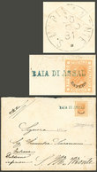 ITALY - FOREIGN OFFICES: "AU/1881 ASSAB (Eritrea) - Santa Maria A Monte (Toscana), Cover Franked With 20c. Orange (Sc.7, - Other & Unclassified