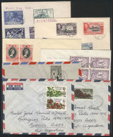 FALKLAND ISLANDS/MALVINAS: 7 Interesting Covers Of The Years 1941 To 1971, VF Quality! - Falklandinseln