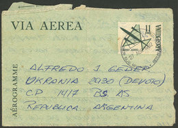 FALKLAND ISLANDS/MALVINAS: 11P. Aerogram Sent By Soldier On The Islands To His Family In Buenos Aires On 27/AP/1982, Wit - Falklandinseln