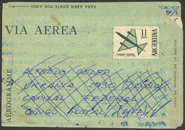 FALKLAND ISLANDS/MALVINAS: Long Letter Written On A 11P. Aerogram By A Soldier On The Islands To His Family In Buenos Ai - Islas Malvinas