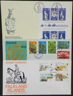 FALKLAND ISLANDS/MALVINAS: 3 Nice Modern FDC Covers, Very Thematic, VF Quality! - Islas Malvinas