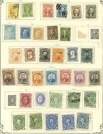 MEXICO: Old Collection On Album Pages, Used Or Mint Stamps, Fine General Quality, Good Opportunity! IMPORTANT: Please Vi - Mexico