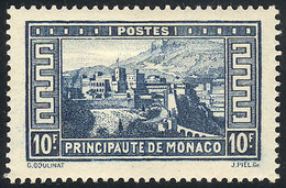 MONACO: Sc.129, 1932/7 10Fr. Mint, VF Quality! - Gebraucht