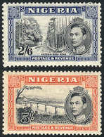 NIGERIA: Sc.63c + 64c, Perforation 13x11½, The Low Value Mint With Tiny Hinge Mark, The High Value MNH, VF Quality! - Nigeria (1961-...)